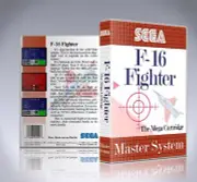 Sega Master System Case - NO GAME - F-16 Fighter