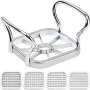 Potato Cutter 5 in 1 Stainless Steel Fruit Vegetable Slicer Multi-Purpose Fruit Slicer Vegetable Potato Slicer with Handle Manual Potato Slicer for Potato, Carrot, Cucumber