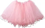 [My Lello] Little Girls Tutu 3-Layer Ruffle Edge (4 mo - 3T)