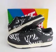 Nike SB Dunk Low Quartersnacks Zebra Debbie DM3510-001 Size US 9 Mens Brand New