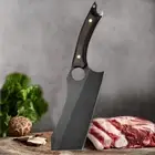 Cleaver Knife Kitchen Boning Slicing Chopping Utility 7Cr17Mov Steel Wood Handle
