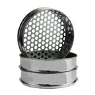 Riddler Soil Sifter Mesh Gardening Tool 6mm+7mm+12mm Round Garden Sieve Riddle