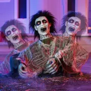 New JOYIN Halloween Animated Zombie Groundbreaker with Light Up Eyes Creepy