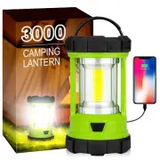 elesall Camping Lantern, 3000LM LED Rechargeable Battery Operated Lantern