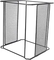 jojofuny Box Rack File Drawer Hanging File Frame Metal File Holder Desk Organizers and Accessories File Crate File Organizer for Desk Mesh Organizer for File Hanging File Holder Iron Black