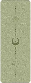 Natural Rubber Pro Non Slip Yoga Mat, Eco Friendly Fitness Exercise Mat For Home, Pilates With Carrying Strap