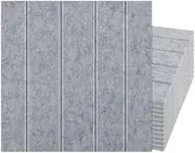 12Pack Soundproof Wall Panels Self-adhesive Acoustic Panels Sound Absorbing Panels Reduce Echo Reverb for Door Studio Office Home 11.8"×11.8"×0.4" (Gray)