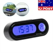 Car Electronic Clock Time Watch Auto Dashboard Clock Thermometer Digital Display