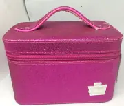 Caboodles Pink Go Getter Glitter Mini Makeup Bag Travel Case