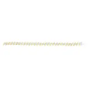 Gold plated Sterling Silver 1 Carat Natural Diamond Bracelet