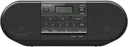 Panasonic RX-D500 Powerful & Portable CD Radio with Sound Booster, FM, 20W - Black