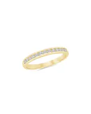 Bloomingdale's Fine Collection Diamond Channel Set Band Ring in 14K Yellow Gold, 0.25 tcw
