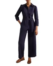 Hobbs London Ceira Linen Jumpsuit