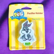 Looney Tunes Pacifier Clip Boys Girls Toddlers Babies Teether Secure Fun NIB