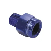 Aeroflow Bsp Male To NPT Female Adapter Fitting 1/8" To 1/8" Blue Finish