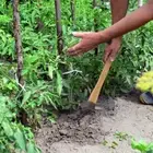 Gardening Steel Garden Hand Tool Weeding Hoe Digging Soil Hoe Agriculture Tool