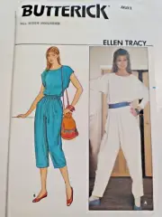 Top Pants Capri 8 10 12 14 16 Butterick 4683 Sewing Pattern UC VTG Loose Tracy