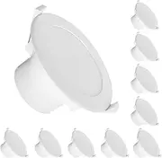 10 Pack Dimmable LED Recessed Downlights, 10W, 3-Color Temperature Options, SAA Certified