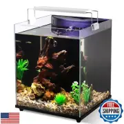 fishkeeper 5 Gallon Fish Tank Starter Kit, Small Aquarium with Filter and Adj