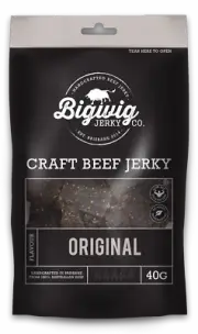Original Beef Jerky - Peppered - 40g, 100g, 200g, 500g, 1kg Available