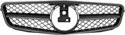 2007-2014 W204 C-Class Compatible For Mercedes Benz C180 C200 C250 C300 C43 AMG GT Front Bumper Grille Hood Grill(W204 2007-2014 AMG B)