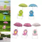 Kids Camping Chair with Umbrella Beach Chair for Camping Backpacking Fishing