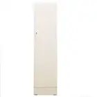 Cheap 1 Door White Linen Pantry Cupboard Storage Unit Cabinet Melamine 1.8m H