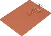 TEHAUX Stainless Steel Note Board Metal Clipboard Folder A5 Record Holder Organizer