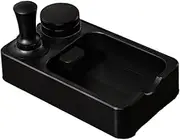 Snblzhef Multifunctional Coffee Knock Box Coffee Knock Box Coffee Distributor Storage Box Black