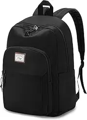 [Kasqo] School Backpack,Middle High School Bookbag for Teens Girls Boys School Bag Casual Women Men Daypack for Travel College