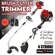 Pole Brush Cutter Trimmer Line Whipper Snipper Tree 4 Stroke Multi Garden FS