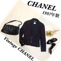 在飛比找蝦皮購物優惠-CHANEL 香奈兒 外套 女用 97P 雙c標誌 Butt