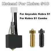 Hotend kit + Nozzles 0.4mm for Anycubic Kobra S1/S1 Combo 3D Printer Accessories