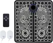 SHWING Foot Massager Pad - Smart Electric Foot Massagers Stimulator with 8 Modes, 19 Intensity Levels | Foldable Foot Massager Machine, Rechargeable Feet Massager for Muscle Relaxation