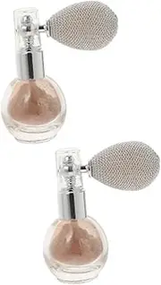 TOVINANNA 2pcs Body Powder Spray Shimmering Body Spray for Women Glitter Powder Spray Body Glitter Highlighter Powder Spray Glitter Body Shimmer Glitter for Hair Bulk Dusting Miss Plastic