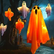 Halloween Party LED Glow Ghost Light Home Indoor Outdoor Decoration Supplies