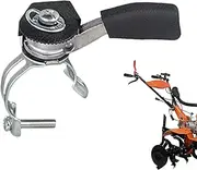 Gungtj Tiller Throttle Control, Handlebar Thumb Lever, Accelerator Replacement Part, Durable Assist Button, Easy Installation, Compatible with Road Cutter, Trowel Equipment