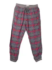 American Eagle Outfitters Mens AE Plaid Flannel PJ Pant Faded Red Size Small