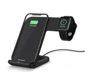 10W Qi Phone Docks Wireless Fast Charger Charging Station Dock Stand for Samsung S8 S9 for iPhone BLACK COLOR