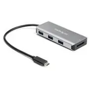 StarTech 3Pt USB-C Hub w/ SD Card Reader, 10Gbps, 3x USB-A & 1x USB-C - HB31C3ASDMB