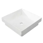 New England Joinery 400mm White Gloss Arcade Basin