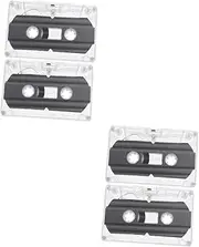 4 Pcs Cassette Tape Blank for Recording 30 Min Capacity Music Cassettes Tapes Low Noise Surface Replacement