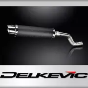 YAMAHA XT500 TT500 1977-1989 350MM ROUND CARBON EXHAUST SYSTEM