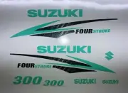 Suzuki 300 hp FourStroke Engine Decal sticker Kit send message for 90 - 250