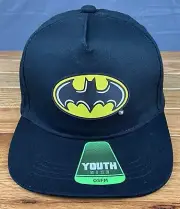 DC. Comic Batman Joker Snapback Hat Baseball Cap Youth OSFM Black One Size