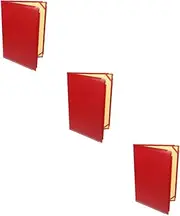 CAXUSD 3pcs Business Folder Resume Folders for Interview Portfolio Organizer Paper Document Holder Office Supply