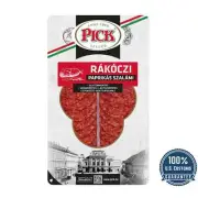 20x Hungarian PICK Sliced Rakoczi Salami with Paprika - Szeletelt Szalámi 80g