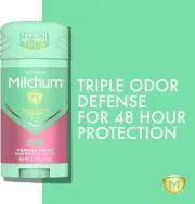 Mitchum Women Powder Fresh Triple Odor Antiperspirant Deodorant, 2.7 oz