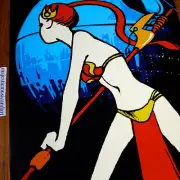 STAR WARS PRINCESS LEIA RETURN OF THE JEDI EUROPEAN SURREALIST POP ART POSTER