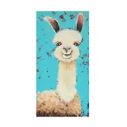 'Llama Sue' Canvas Art by Lucia Stewart